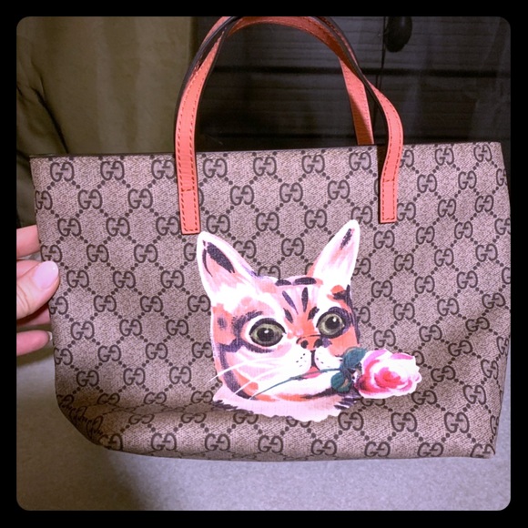 gucci cat purse